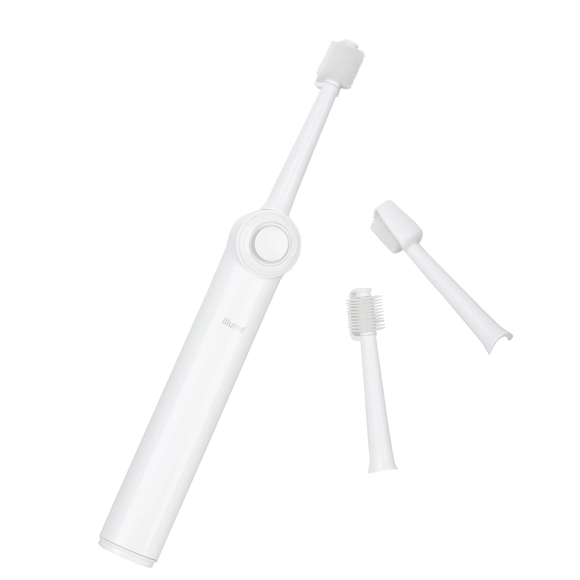 Smile Shine handle with interchangeable silicone brush heads